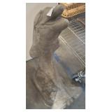 CONCRETE DOLPHIN STATUE