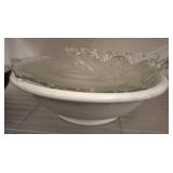 LARGE BOWL, CAKE PLATES, MISC