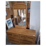 THOMASVILLE 6 DRAWER DRESSER W/ MIRROR