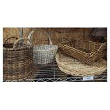 DECORATIVE WICKER BASKETS