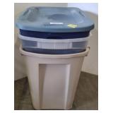 3 STORAGE TOTES-HOMZ 23 GALLON, 33 GALLON NO NAME,