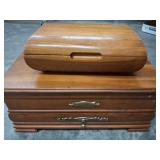 SILVERWARE CHEST AND DRESSER BOX