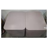 2 END TABLES