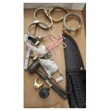 WATCHES, KNIFE, MISC.