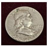 1963 FRANKLIN SILVER HALF DOLLAR