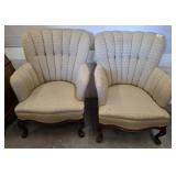 PR CHANNEL BACK UPHOLSTERED ARMCHAIRS