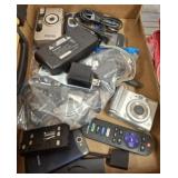 ASSORTED ELECTRONICS, CAMERAS, MISC