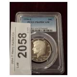 GRADED 1990-S KENNEDY HALF DOLLAR