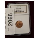 GRADED 1950-S WHEAT PENNY