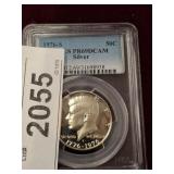 GRADED 1976-S SILVER KENNEDY HALF