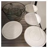 PAMPERED CHEF STORAGE BOWLS, LARGE MIXING BOWL