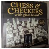 CHESS AND CHECKERS SET