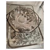 SILVER TRIM PLATTERS
