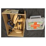 SHOE STRETCHERS, FIRST AID KIT, MISC