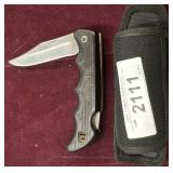 KERSHAW FOLDING KNIFE IN SHEATH