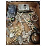 COSTUME JEWELRY, CAMERA, MISC