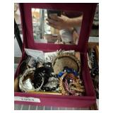 JEWELRY BOX AND CONTENTS