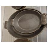 CAST IRON CASSEROLES