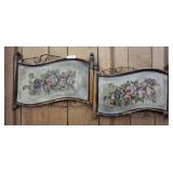 PR RATTAN FLORAL WALL ART