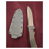 PROTOTYPE A2 TOOL STEEL KNIFE IN KYDEX SHEATH
