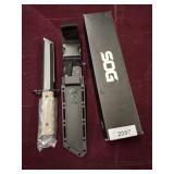SOG DBV TACTICAL KNIFE IN SHEATH