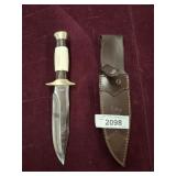 BOWIE KNIFE TOLEDO SPAIN IN LEATHER SHEATH
