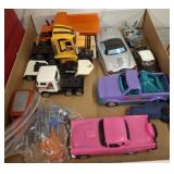 ASSORTED DIE CAST AND KIDS TOYS CARS