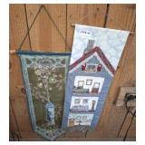 2 PC TAPESTRY WALL HANGINGS