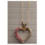 MARKED .925 GOLDTONE NECKLACE