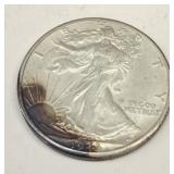 1945 WALKING LIBERTY SILVER HALF DOLLAR