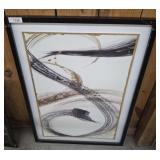 FRAMED ABSTRACT WALL ART