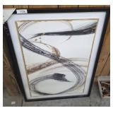 FRAMED ABSTRACT WALL ART