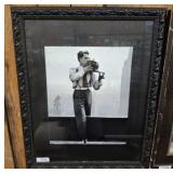 FRAMED STEVE MCQUEEN W/ CAMERA SCENE