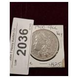 1900 O/CC ERROR MORGAN SILVER DOLLAR