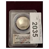 2014 S USA BASEBALL HALL OF FAME GRADED FIRST