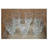 WATERFORD STEMWARE, TRAY LOT