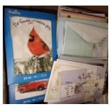 ASSORTED STATIONARY AND CARDS