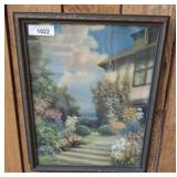 VINTAGE GARDEN SCENE