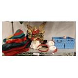 CHRISTMAS DECOR, STOCKINGS, MISC