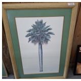FRAMED PALM TREE PRINT