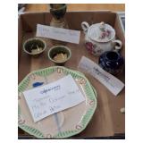 HOTTA SNACK PLATES, TE CUPS, SUGAR BOWL