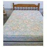 QUEEN PINE HEADBOARD, HOLLYWOOD FRAME,
