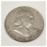 1963  FRANKLIN SILVER HALF DOLLAR