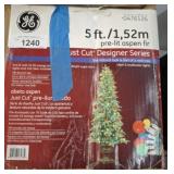 GE 5 FT PRE LIT CHRISTMAS TREE