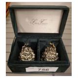 SILVER TREASURES CHRISTMAS SALT AND PEPPER