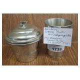 PEWTER MINT JULEP CUP/ MINI ICE BUCKET