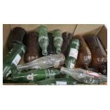 ASSORTED ANTIQUE BOTTLES, COKE, CLOROX, MISC