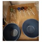 SHOT GLASSES AND BOWLS