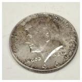 1964 KENNEDY SILVER HALF DOLLAR