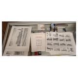 UN SERVICE MEDAL, PRINTS AND SKETCHES